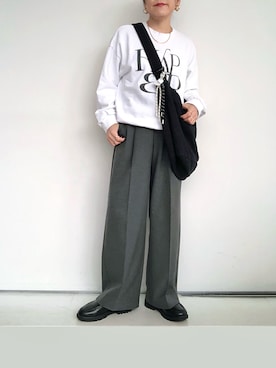 「アイテム（ダウンジャケット/コート）」を使った、SACHIさん（レディース・150cm）の秋コーディネート