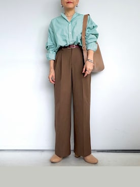 「CLEA（クレア）のアイテム」を使った、SACHIさん（レディース・150cm）の秋コーディネート