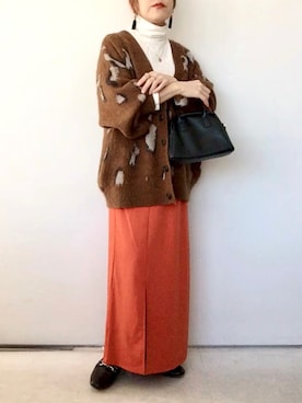 「apres jour（アプレジュール）のアイテム（アクセサリー）」を使った、SACHIさん（レディース・150cm）の秋コーディネート