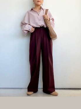 「CLEA（クレア）のアイテム」を使った、SACHIさん（レディース・150cm）の秋コーディネート