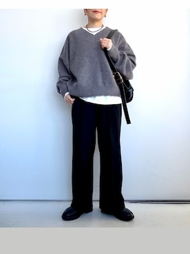 「アイテム（アクセサリー）」を使った、SACHIさん（レディース・150cm）の冬コーディネート