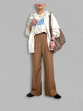 「B.C STOCK（ベーセーストック）のアイテム」を使った、SACHIさん（レディース・150cm）の春コーディネート