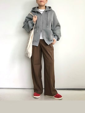 「FOREVER 21（フォーエバー トゥエンティーワン）のアイテム」を使った、SACHIさん（レディース・150cm）の秋コーディネート