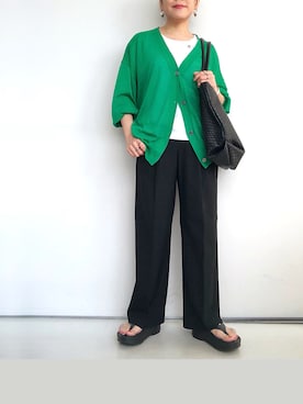 「アイテム（バッグ）」を使った、SACHIさん（レディース・150cm）の夏コーディネート