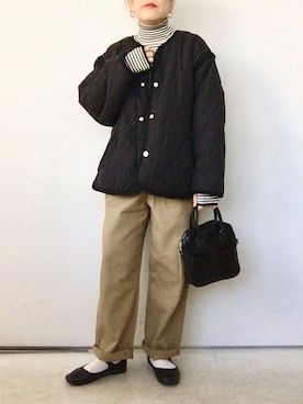 「SVEC（シュベック）のアイテム（シューズ）」を使った、SACHIさん（レディース・150cm）の冬コーディネート