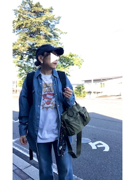 「アイテム（帽子）」を使った、SACHIさん（レディース・150cm）の秋コーディネート