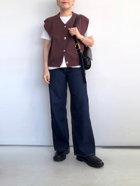 「アイテム（ピアス（両耳用））」を使った、SACHIさん（レディース・150cm）の秋コーディネート