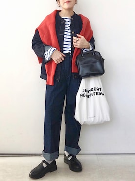 「LBC（エルビーシー）のアイテム（ジャケット/アウター）」を使った、SACHIさん（レディース・150cm）の春コーディネート
