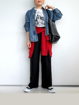 「GOOD ROCK SPEED（グッドロックスピード）のアイテム」を使った、SACHIさん（レディース・150cm）の秋コーディネート