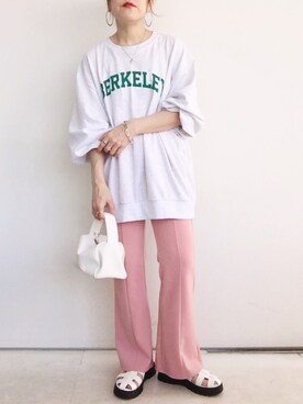 「おしゃれスタ（オシャレスタ）のアイテム」を使った、SACHIさん（レディース・150cm）の春コーディネート