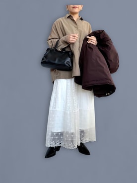 SACHIさん（レディース・150cm）の冬コーディネート