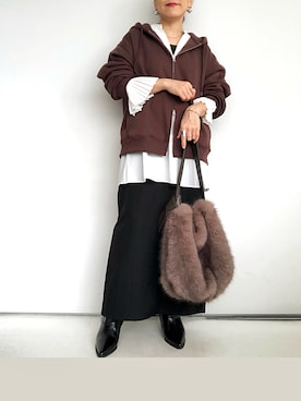 「アイテム（ワンピース/ドレス）」を使った、SACHIさん（レディース・150cm）の秋コーディネート