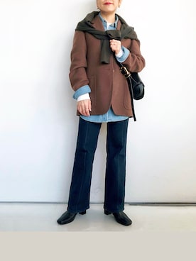 「アイテム（アクセサリー）」を使った、SACHIさん（レディース・150cm）の秋コーディネート