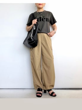 「アイテム（チャーム）」を使った、SACHIさん（レディース・150cm）の夏コーディネート
