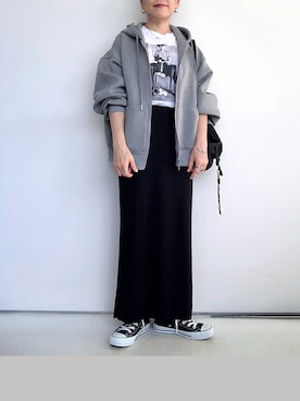 「アイテム（ボディバッグ/ウエストポーチ）」を使った、SACHIさん（レディース・150cm）の秋コーディネート