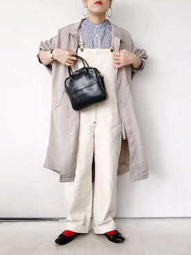 「andme（アンドミー）のアイテム（その他アウター）」を使った、SACHIさん（レディース・150cm）の春コーディネート
