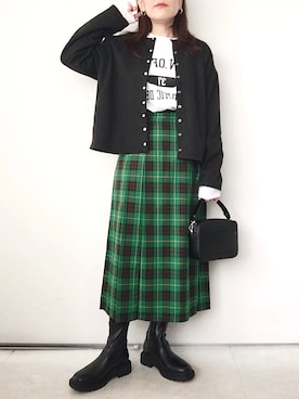 「アイテム（ピアス（両耳用））」を使った、SACHIさん（レディース・150cm）の冬コーディネート