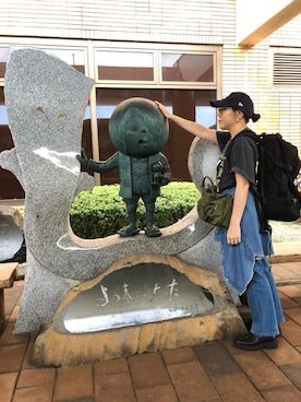 「アイテム（帽子）」を使った、SACHIさん（レディース・150cm）の秋コーディネート
