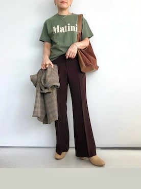 「DHOLIC（ディーホリック）のアイテム」を使った、SACHIさん（レディース・150cm）の秋コーディネート