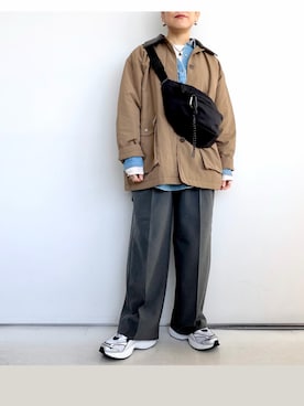 「VENCEEXCHANGE（ヴァンスエクスチェンジ）のアイテム」を使った、SACHIさん（レディース・150cm）の春コーディネート