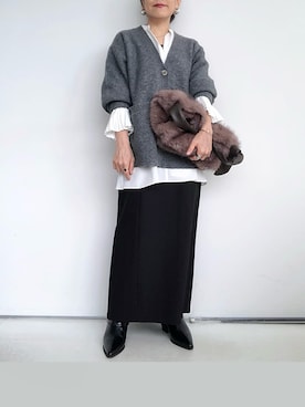 「アイテム（ワンピース/ドレス）」を使った、SACHIさん（レディース・150cm）の秋コーディネート
