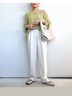 「AmiAmi（アミアミ）のアイテム」を使った、SACHIさん（レディース・150cm）の春コーディネート