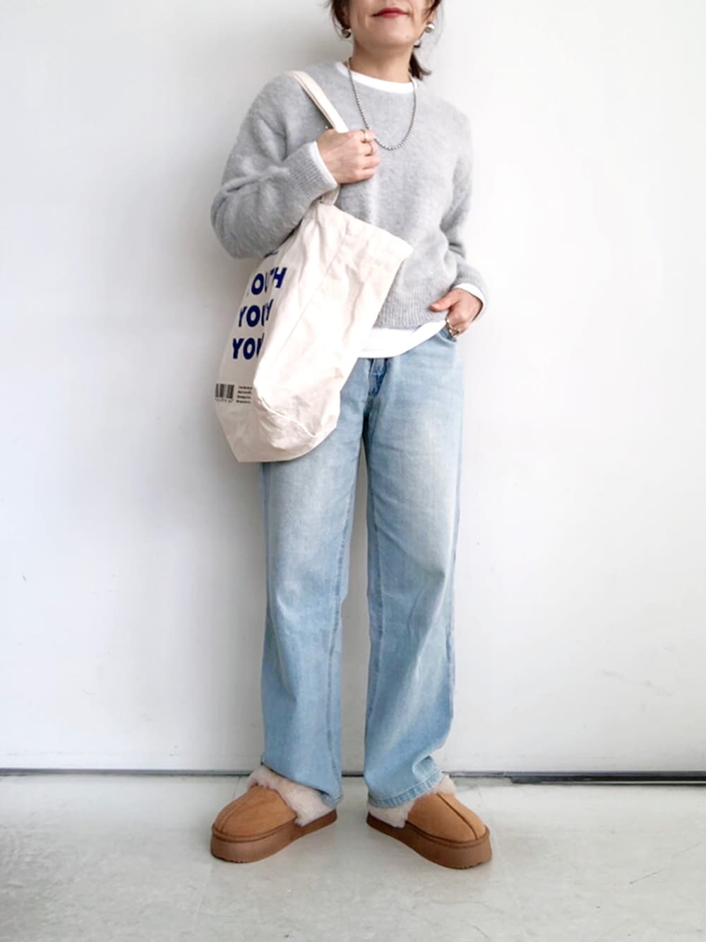 デニム スポーツサンダル ダークブルー annecoquine_7159