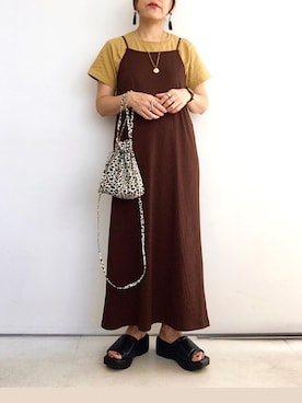 「RVCA（ルーカ）のアイテム」を使った、SACHIさん（レディース・150cm）の夏コーディネート
