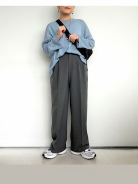 「VENCEEXCHANGE（ヴァンスエクスチェンジ）のアイテム」を使った、SACHIさん（レディース・150cm）の夏コーディネート