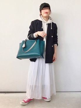 「UR SELECT（ユーアールセレクト）のアイテム」を使った、SACHIさん（レディース・150cm）の春コーディネート