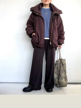 「DHOLIC STYLE（ディーホリックスタイル）のアイテム」を使った、SACHIさん（レディース・150cm）の冬コーディネート