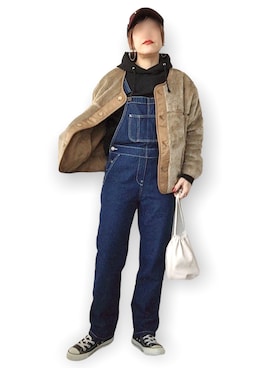 「URBAN RESEARCH Sonny Label（アーバンリサーチサニーレーベル）のアイテム（ブルゾン）」を使った、SACHIさん（レディース・150cm）の秋コーディネート