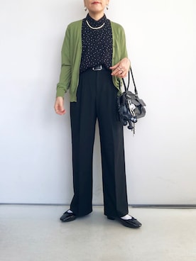 「アイテム（ピアス（両耳用））」を使った、SACHIさん（レディース・150cm）の秋コーディネート