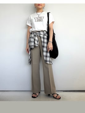 「GeeRA（ジーラ）のアイテム」を使った、SACHIさん（レディース・150cm）の夏コーディネート
