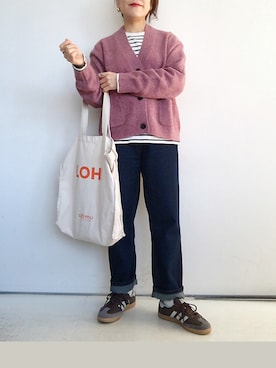 「SMELLY（スメリー）のアイテム（アクセサリー）」を使った、SACHIさん（骨格ナチュラル・レディース・150cm）の秋コーディネート
