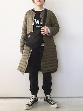 SACHIさんの「avirex/ アヴィレックス / EAGLE MINI SHOULDER BAG/ イーグル　ミニショルダーバッグ」を使ったコーディネート