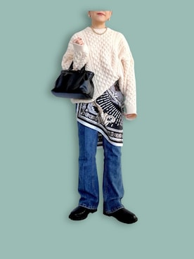 SACHIさん（レディース・150cm）の冬コーディネート