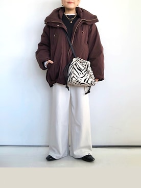 SACHIさん（骨格ストレート・レディース・150cm）の冬コーディネート