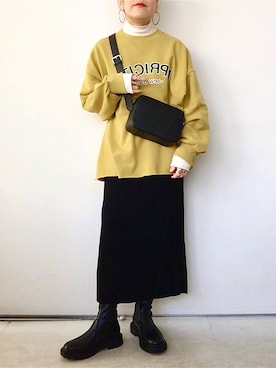 「feepur」｜「アイテム（アクセサリー）」を使った、SACHIさん（レディース・150cm）の冬コーディネート