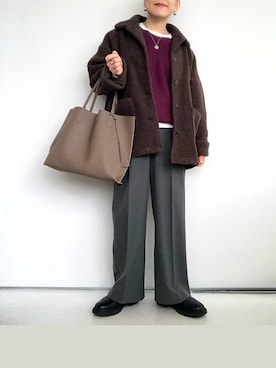 「アイテム（ピアス（両耳用））」を使った、SACHIさん（レディース・150cm）の秋コーディネート