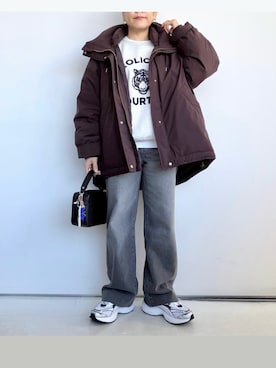 「アイテム（財布/小物）」を使った、SACHIさん（レディース・150cm）の冬コーディネート