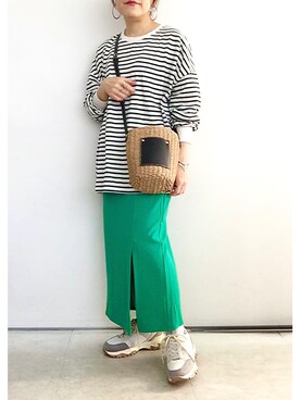 「UR SELECT（ユーアールセレクト）のアイテム」を使った、SACHIさん（レディース・150cm）の春コーディネート