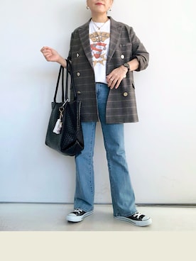 SACHIさんの（GU | ジーユー）を使ったコーディネート