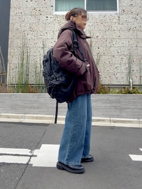 「coca（coca）（コカ）のアイテム」を使った、SACHIさん（レディース・150cm）の冬コーディネート