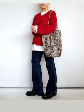 「nugu」｜SACHIさん（レディース・150cm）の冬コーディネート