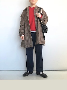 「アイテム（ピアス（両耳用））」を使った、SACHIさん（レディース・150cm）の冬コーディネート