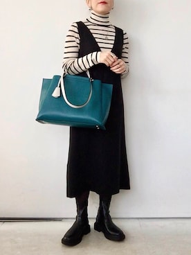 「アイテム（ダウンジャケット/コート）」を使った、SACHIさん（レディース・150cm）の冬コーディネート