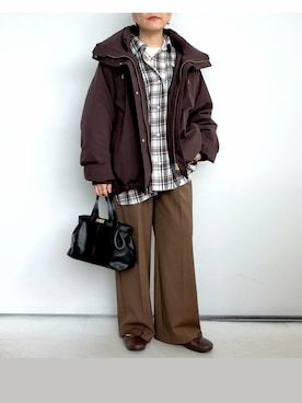 「SVEC（シュベック）のアイテム」を使った、SACHIさん（レディース・150cm）の冬コーディネート