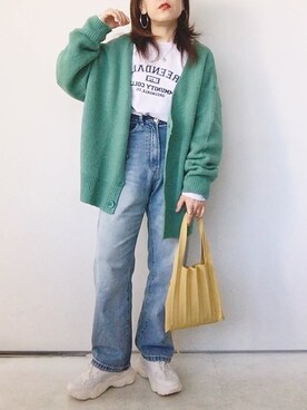 「CIENA（シエナ）のアイテム（ジャケット/アウター）」を使った、SACHIさん（レディース・150cm）の冬コーディネート