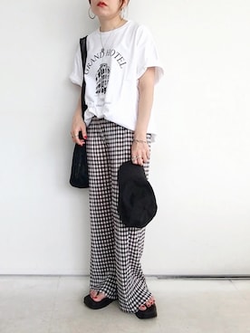 「UNIIT（ユニット）のアイテム」を使った、SACHIさん（レディース・150cm）の夏コーディネート